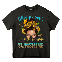Asphalt when you cant find the sunshine be the sunshine me Heavy Core Tee - NancyCooperArtShop