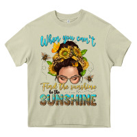 Mossy when you cant find the sunshine be the sunshine me Heavy Core Tee - NancyCooperArtShop