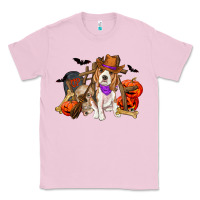 Bubblegum Pink Halloween beagle dog Classic Tee - RanaPortraitStore