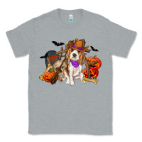 Heather Grey Halloween beagle dog Classic Tee - RanaPortraitStore