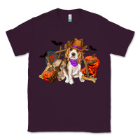 Plum Halloween beagle dog Classic Tee - RanaPortraitStore