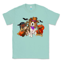Seafoam Halloween beagle dog Classic Tee - RanaPortraitStore