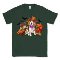 Sports Green Halloween beagle dog Classic Tee - RanaPortraitStore