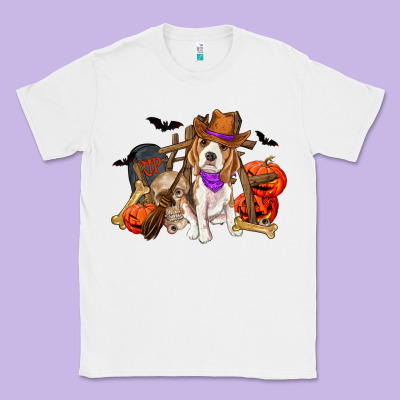 Halloween Beagle Dog Classic Tee Designed By Ranaportraitstore