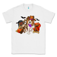 White Halloween beagle dog Classic Tee - RanaPortraitStore