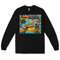Black school bus Long Sleeve Tee - texasbilliewilder