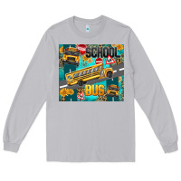 Moon Dust school bus Long Sleeve Tee - texasbilliewilder