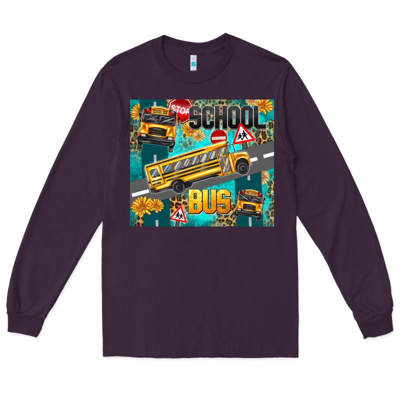 School Bus Long Sleeve Tee by texasbilliewilder | Teevron