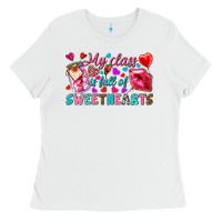 White my class is full of sweethearts Ladies Tee - NancyCooperArtShop