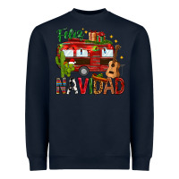 Navy Feliz Navidad Christmas Mexico Heavyweight Sweatshirt - HowdyJamesFarm