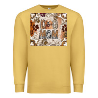 Antique Gold Dog Mom Premium Sweatshirt - CowhideDigitalArt