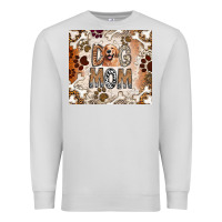 Dove Grey Dog Mom Premium Sweatshirt - CowhideDigitalArt