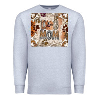 Heather Grey Dog Mom Premium Sweatshirt - CowhideDigitalArt