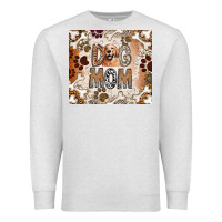 Oatmeal Heather Dog Mom Premium Sweatshirt - CowhideDigitalArt