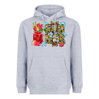 Heather Grey sweet summer time Heavyweight Hoodie - CowhideDigitalArt