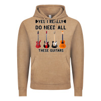 Vintage Coffee Yes I Really Do Need All These Guitars Vintage Hoodie - Bettercallsaul
