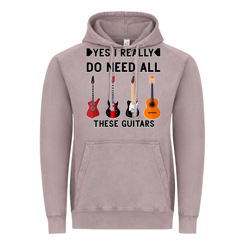 Yes I Really Do Need All These Guitars Vintage Hoodie by Bettercallsaul | Teevron