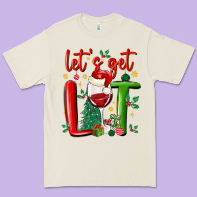 Let's Get Lit Premium Tee Designed By Maliassmallbusiness