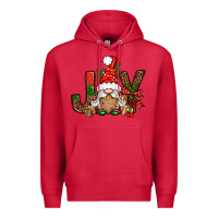 Cardinal joy christmas with gnome bbs Premium Hoodie - BundleAndBundleShop