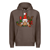 Coffee joy christmas with gnome bbs Premium Hoodie - BundleAndBundleShop