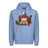 Colony Blue joy christmas with gnome bbs Premium Hoodie - BundleAndBundleShop