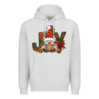 Dove Grey joy christmas with gnome bbs Premium Hoodie - BundleAndBundleShop