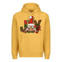 Mustard joy christmas with gnome bbs Premium Hoodie - BundleAndBundleShop
