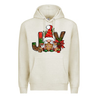 Oatmeal Heather joy christmas with gnome bbs Premium Hoodie - BundleAndBundleShop