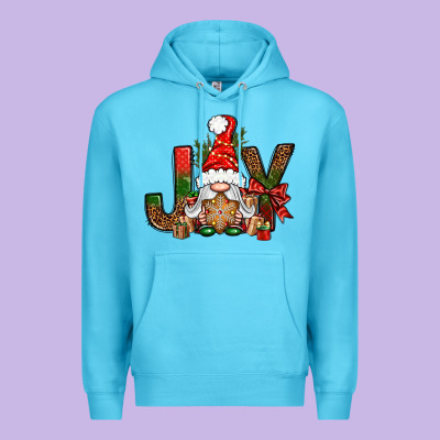 Joy Christmas With Gnome Bbs Premium Hoodie Designed By Bundleandbundleshop