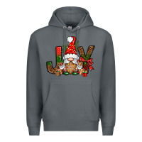 Rock joy christmas with gnome bbs Premium Hoodie - BundleAndBundleShop