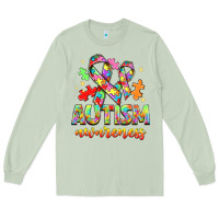 Matcha Autism Awareness Long Sleeve Tee - NancyCooperArtShop