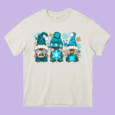 Winter Afro Gnomies Heavy Core Tee Designed By Nancycooperartshop