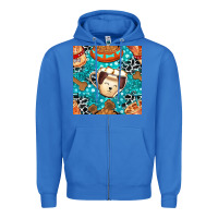 True Royal dog coffee cups and food container with cowhide seamless pattern bbs Zipper Hoodie - BundleAndBundleShop