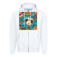 Dog Coffee Cups And Food Container With Cowhide Seamless Pattern Bbs Zipper Hoodie | Teevron