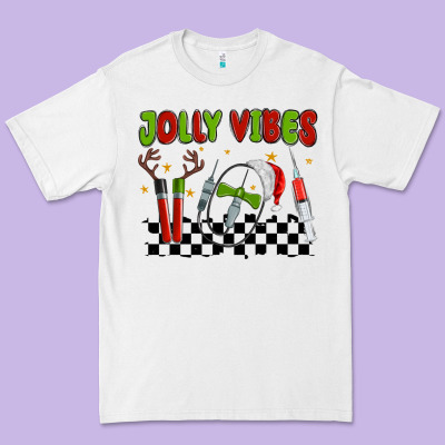 Jolly Vibes Premium Tee Designed By Maliassmallbusiness