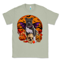 Matcha halloween pitbull dog Classic Tee - RanaPortraitStore
