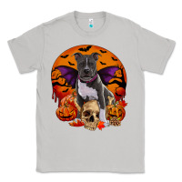 Moon Dust halloween pitbull dog Classic Tee - RanaPortraitStore