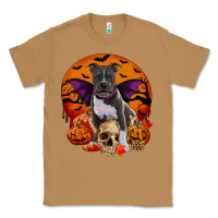Toasted Coconut halloween pitbull dog Classic Tee - RanaPortraitStore