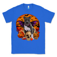 True Royal halloween pitbull dog Classic Tee - RanaPortraitStore