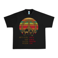 Black Birthplace Earth Race Human Peace Sign Hippie Urban Heavy Tee - Bettercallsaul