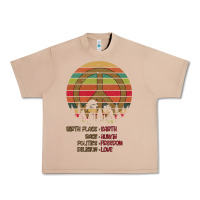 Burro Birthplace Earth Race Human Peace Sign Hippie Urban Heavy Tee - Bettercallsaul