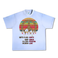 Grape Ice Birthplace Earth Race Human Peace Sign Hippie Urban Heavy Tee - Bettercallsaul