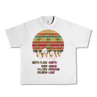 Lunar Rock Birthplace Earth Race Human Peace Sign Hippie Urban Heavy Tee - Bettercallsaul
