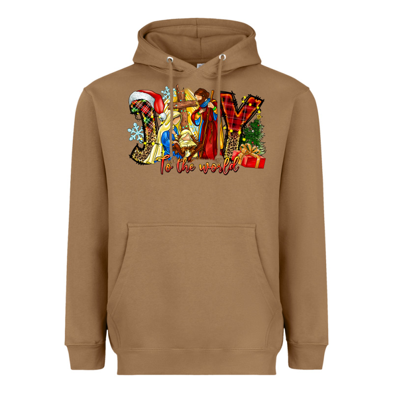 Joy To The World Heavyweight Hoodie by CowhideDigitalArt | Teevron