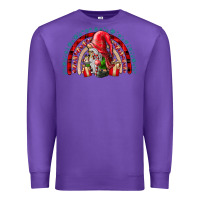 Purple Christmas Gnome Premium Sweatshirt - CowhideDigitalArt