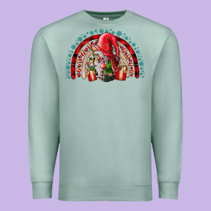 Christmas Gnome Premium Sweatshirt Designed By Cowhidedigitalart