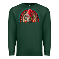Sports Green Christmas Gnome Premium Sweatshirt - CowhideDigitalArt