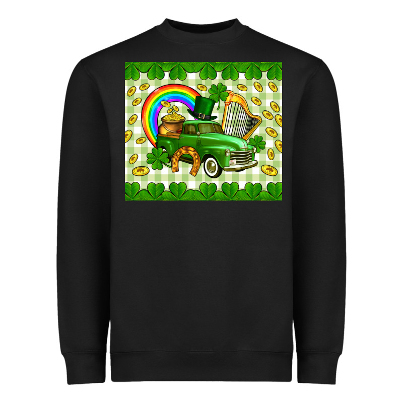 St. Patrick's Truck Heavyweight Sweatshirt by CowGirlArtShop | Teevron