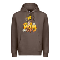 Coffee Mom life Mother's Day Premium Hoodie - FaDigitalArtStudio