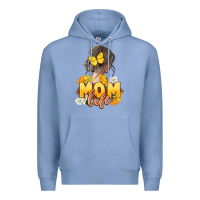 Colony Blue Mom life Mother's Day Premium Hoodie - FaDigitalArtStudio